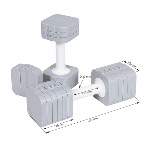 Adjustable Aerobic Dumbbell Set | 2 x 5 kg