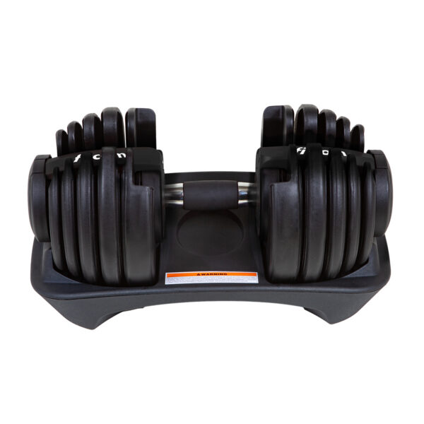 Adjustable_fitcom_1web Verstellbare Kurzhantel 24 kg mit Drehgriff | Verstellbare Kurzhantel