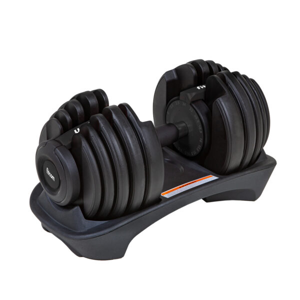 Adjustable_fitcom_3web Verstellbare Kurzhantel 24 kg mit Drehgriff | Verstellbare Kurzhantel