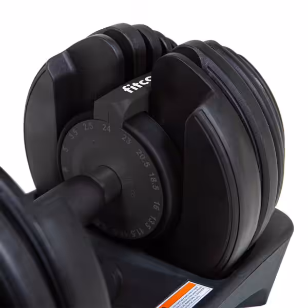 Verstellbare Kurzhantel 24 kg mit Drehgriff | Verstellbare Kurzhantel