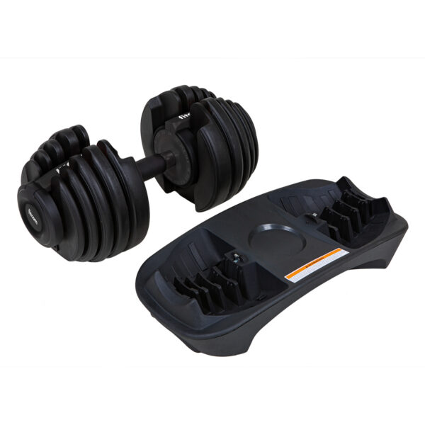 Adjustable_fitcom_6web Verstellbare Kurzhantel 24 kg mit Drehgriff | Verstellbare Kurzhantel