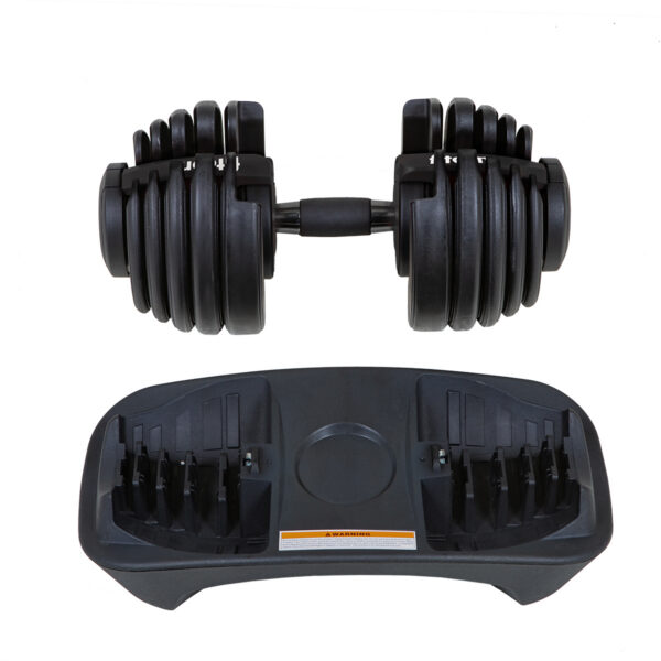 Adjustable_fitcom_7web Verstellbare Kurzhantel 24 kg mit Drehgriff | Verstellbare Kurzhantel