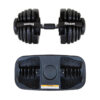 Adjustable_fitcom_8web Verstellbare Kurzhantel 24 kg mit Drehgriff | Verstellbare Kurzhantel
