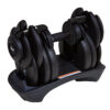 Adjustable_fitcom_9web Verstellbare Kurzhantel 24 kg mit Drehgriff | Verstellbare Kurzhantel