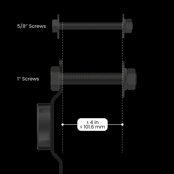 Coppia di supporti fissi per rack Beyond Power | Set di supporti fissi per rack