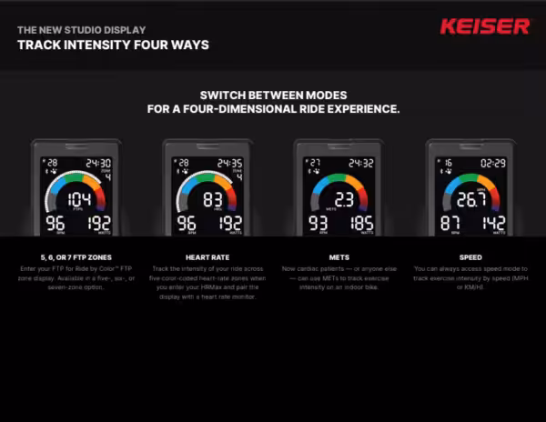 Keiser Indoor Cycle M3i Studio | Vélo de spinning