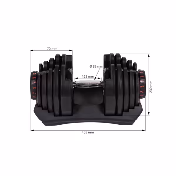 Adjustable Dumbbell 40 kg | Adjustable Dumbbell