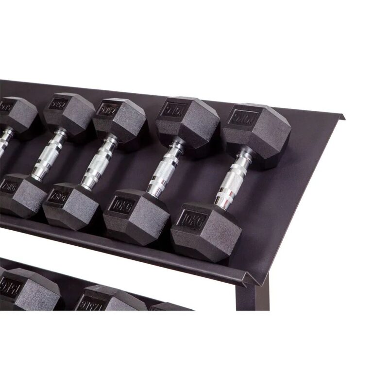 Coppia Manubri esagonali 12,5 kg Hex Rubber Dumbbell Chrome LEGION DOTILE