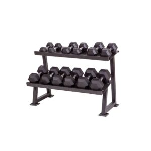 Product Image of a Hex Dumbbell Set 5 to 30 Kg | Incl. stand