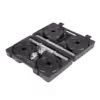 Hantelset_1 Kurzhantelset 2x 10 kg | Hantelkoffer 30 mm