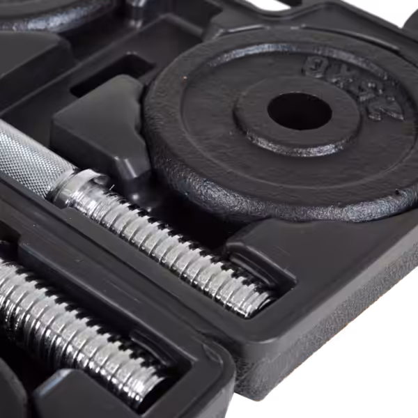 Hantelset_3 Kurzhantelset 2x 10 kg | Hantelkoffer 30 mm