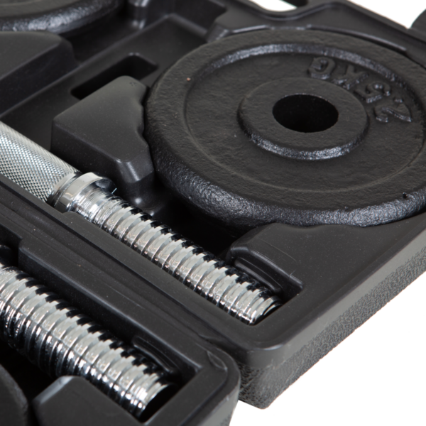 Set d'haltères_3 Ensemble d'haltères courts 2x 10 kg | Coffret d'haltères 30 mm