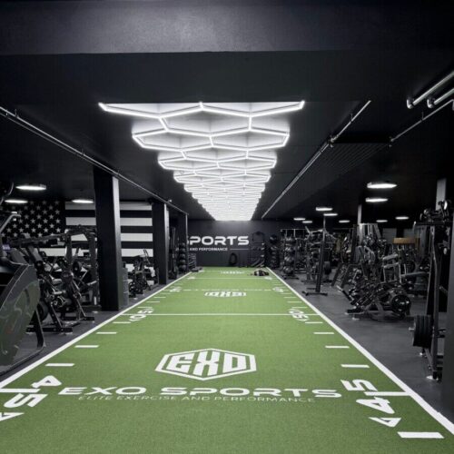 Hexagon LED Gym Lights | Leuchten