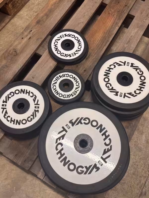 IMG_0911 Technogym Hantelscheiben Plate Set 30mm 137.5 kg | Occasion