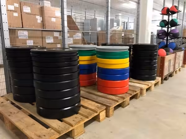 IMG_4143 Farbiges Bumper Plate Set 150 kg Restposten | Occasion