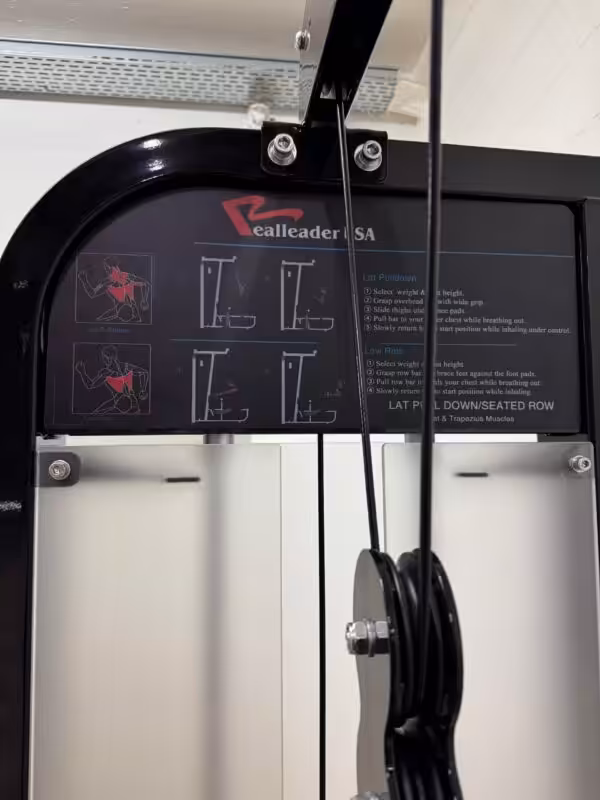 IMG_7092 Realleader Lat Pull Down Seated Row Combo | PF-1004