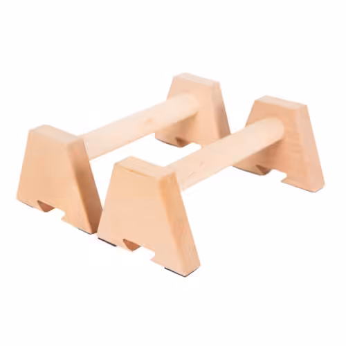 Liegestützgriffe aus Holz | Parallettes Paar