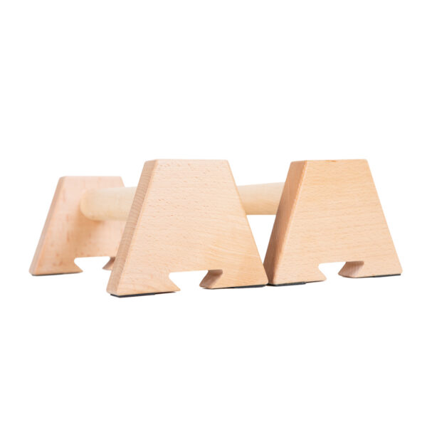 Maniglie per push-up in legno | Coppia parallela
