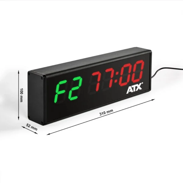 ATX Interval Minuteur numérique moyen | avec batterie & chargeur