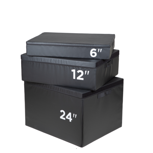 box_set_2 Premium Soft Jump Box en bois | Set 4 pièces