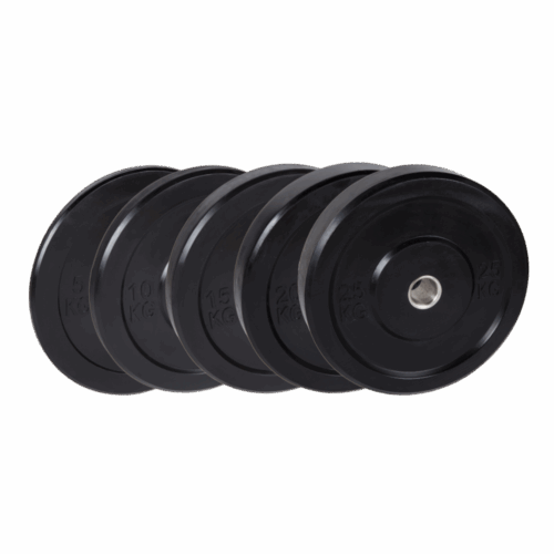 Bumper Plates vollgummiert | Schwarz