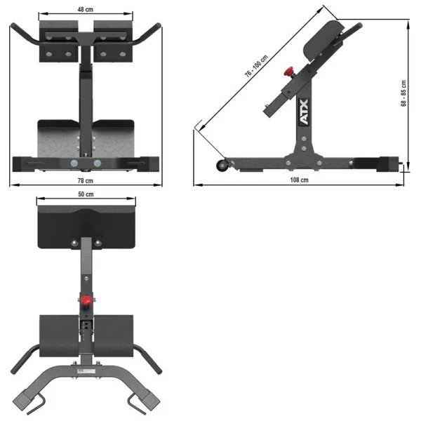 f-019f799735c9760c9bc943accd3c1f06-f-45694-atx-hyperextension-45-banc-a-lombaires-4-hpx-650-ma-croquis ATX Hyperextension 45° | Appareil d'entraînement pour le dos