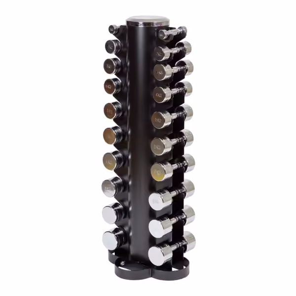 Kurzhantelsatz 1-10 kg inkl. Ständer | Set Chrome Hanteln