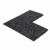 mat_6 Connect+ corner finish | Premium rubber fitness floor
