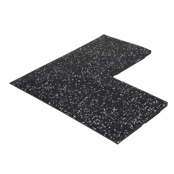 mat_6 Connect+ corner finish | Premium rubber fitness floor